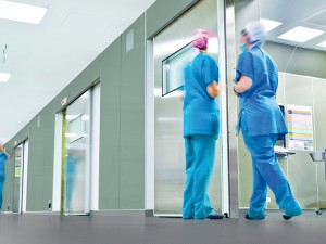 Hygienic Wall Cladding from Altro used in a hospital