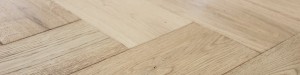 wooden herringbone floor