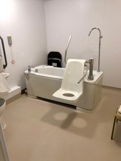 Care home bathroom with Altro safety flooring