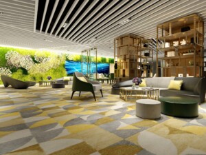 Carpet Tiles in Luxury Hotel