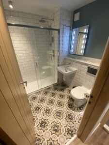 Bathroom Tiling in Cornwall Hotel