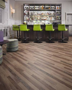 Karndean Fitted in a Bar. Flooring Matters, Devon Flooring Contractor are approved Karndean Suppliers