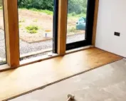 Installing a floor over Underfloor Heating